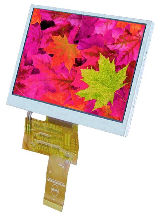 Display Elektronik Grafisch display Wit 480 x 272 Pixel (b x h x d) 105.50 x 67.20 x 2.95 mm