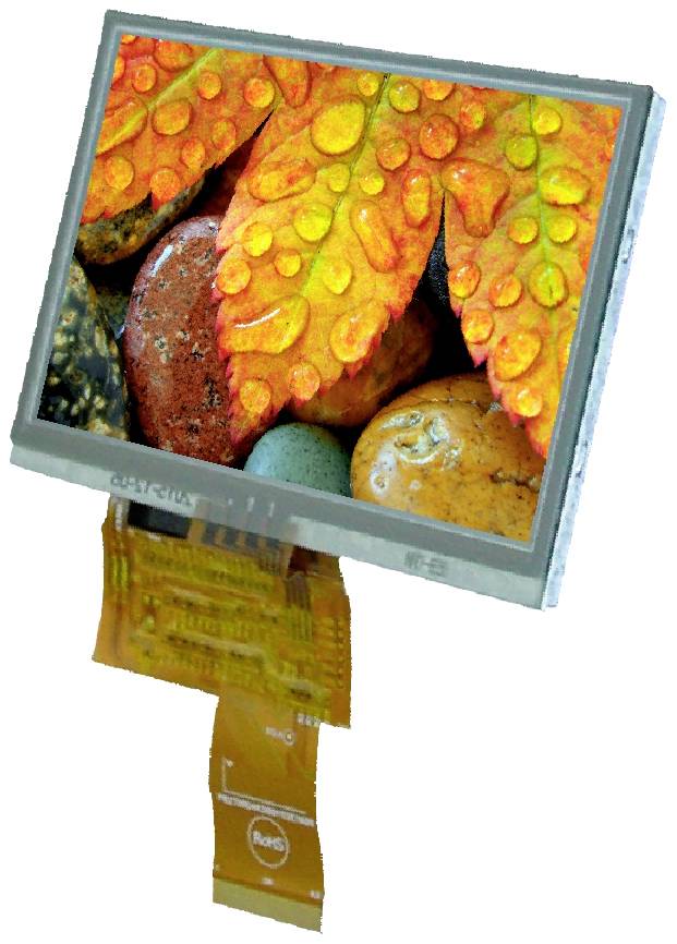 Display Elektronik Grafisch display Wit 800 x 480 Pixel (b x h x d) 120.70 x 75.80 x 4.3 mm
