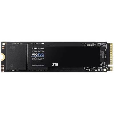2 TB V-NAND SSD van Samsung, model 990 EVO, PCIe 4.0 x4, M.2-interface, voor hoogsnelheidsopslag in computers.