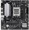 Zwart ASUS Prime B650M-R moederbord met zilveren koelelementen, verschillende aansluitingen en een processor-socket in het midden.