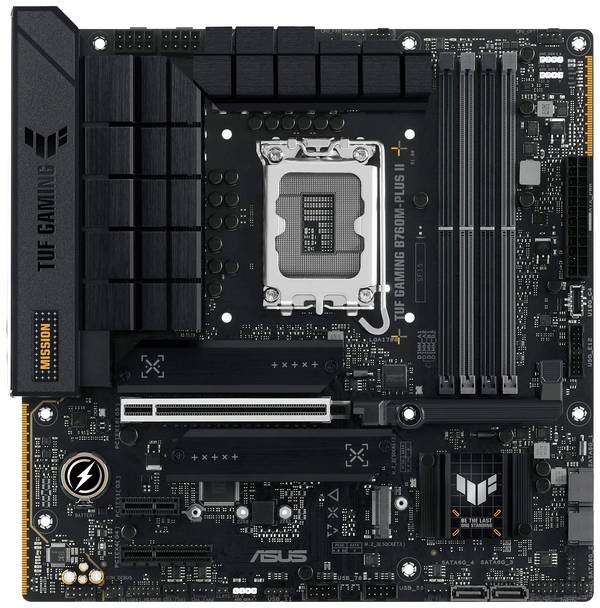Asus TUF GAMING B760M-PLUS II Moederbord Socket Intel LGA 1700 Vormfactor Micro-ATX Moederbord chipset Intel® B760