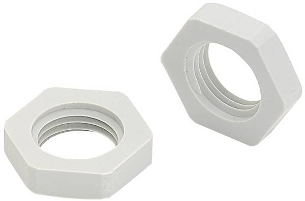 Bopla 52090100 MGM 12-7035 Contramoer Met contramoer M12 x 1.5 M12 x 1.5 Polyamide Grijs-wit (RAL 7035) 1 stuk(s)