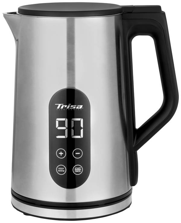 Trisa Digital Boil Waterkoker Instelbare temperatuur Aantal/Volume: 1.7 l RVS