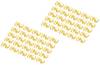 Digitus A-CC-Y A-CC-Y Gekleurde clips voor patchkabel Geel