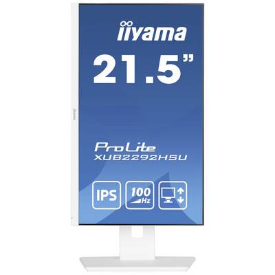 'Monitor iiyama ProLite XUB2292HSU' met 21,5 inch, IPS-technologie en 100 Hz verversingssnelheid.