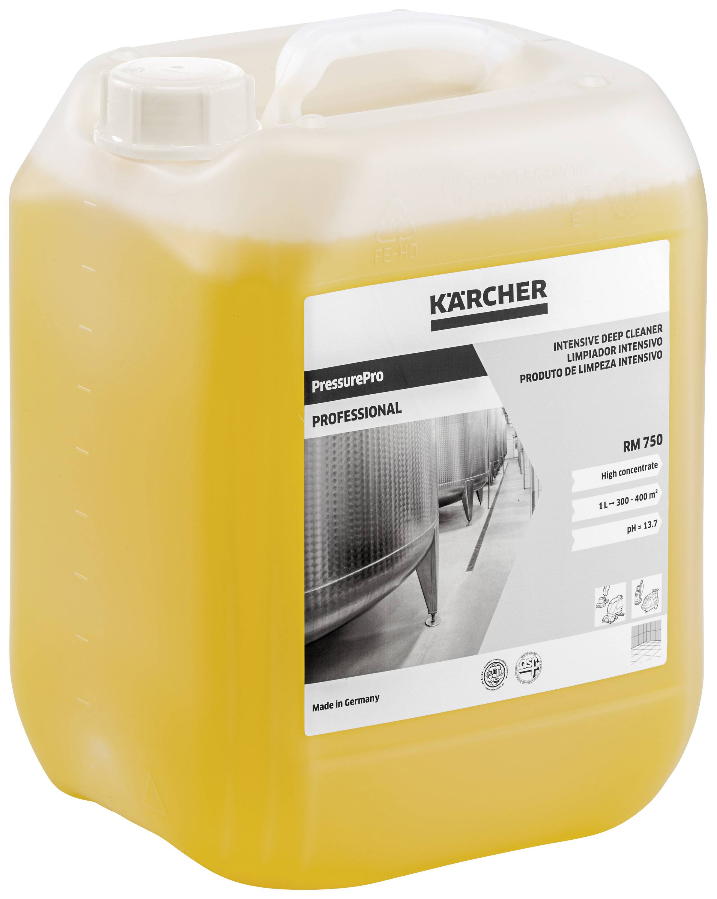 Kärcher Professional 6.295-539.0 PressurePro intensief basisreiniger RM 750, 10 l