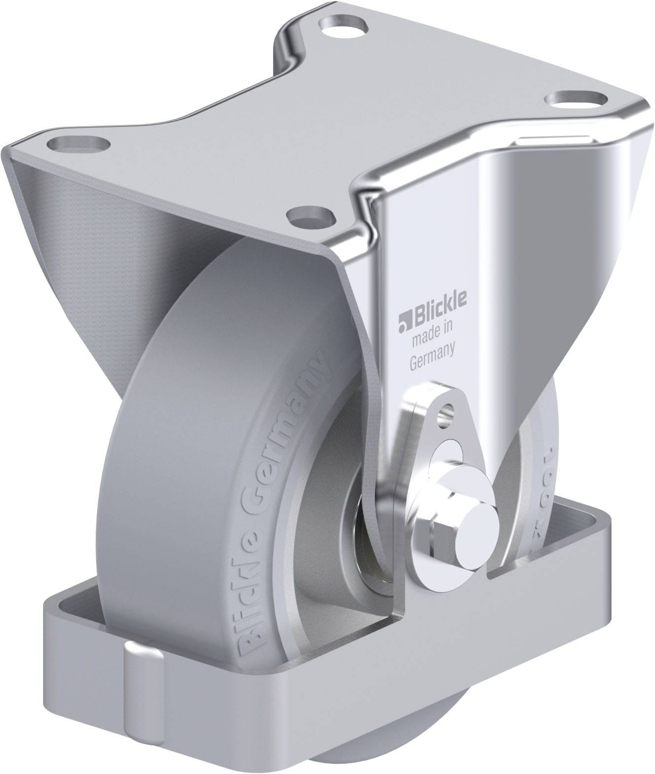 Blickle B-ALEV 100K-SG-FS Plaatstalen bokwiel Wieldiameter: 100 mm Draagvermogen (max.): 200 kg 1 stuk(s)