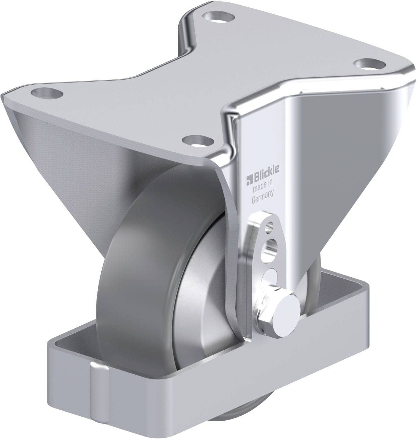 Blickle BH-PO 100G-3-ELS-FA-FS Plaatstalen bokwiel Wieldiameter: 100 mm Draagvermogen (max.): 280 kg 1 stuk(s)