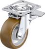 Blickle L-ALB 101K-ST Plaatstalen zwenkwiel Wieldiameter: 100 mm Draagvermogen (max.): 250 kg 1 stuk(s)