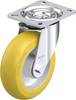 Blickle L-ALTH 125K-CO Plaatstalen zwenkwiel Wieldiameter: 125 mm Draagvermogen (max.): 250 kg 1 stuk(s)