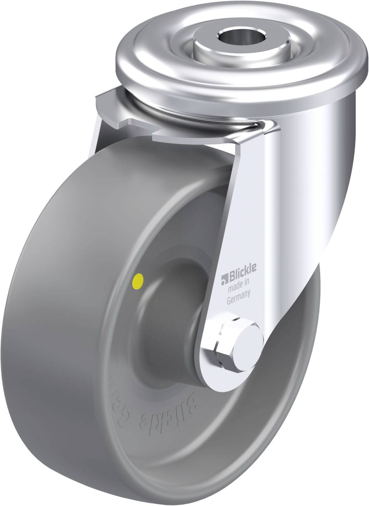 Blickle LER-PO 100G-ELS Plaatstalen zwenkwiel Wieldiameter: 100 mm Draagvermogen (max.): 150 kg 1 stuk(s)