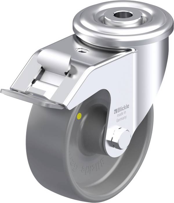 Blickle LER-PO 100G-FI-ELS Plaatstalen zwenkwiel Wieldiameter: 100 mm Draagvermogen (max.): 150 kg 1 stuk(s)