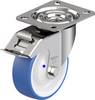 Blickle LEX-POTHS 100XKA-FI RVS zwenkwiel Wieldiameter: 100 mm Draagvermogen (max.): 150 kg 1 stuk(s)
