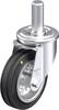 Blickle LEZ-VE 100R-EL Plaatstalen zwenkwiel Wieldiameter: 100 mm Draagvermogen (max.): 70 kg 1 stuk(s)