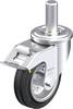 Blickle LEZ-VE 100R-FI-EL Plaatstalen zwenkwiel Wieldiameter: 100 mm Draagvermogen (max.): 70 kg 1 stuk(s)