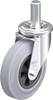Blickle LEZ-VPP 125G-SG Plaatstalen zwenkwiel Wieldiameter: 125 mm Draagvermogen (max.): 100 kg 1 stuk(s)