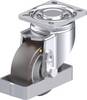 Blickle LH-ALST 100K-1-AS-FS Plaatstalen zwenkwiel Wieldiameter: 100 mm Draagvermogen (max.): 320 kg 1 stuk(s)