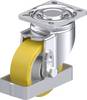 Blickle LH-ALTH 100K-1-FS Plaatstalen zwenkwiel Wieldiameter: 100 mm Draagvermogen (max.): 350 kg 1 stuk(s)