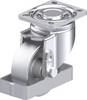 Blickle LH-G 100G-1-FS Plaatstalen zwenkwiel Wieldiameter: 100 mm Draagvermogen (max.): 400 kg 1 stuk(s)