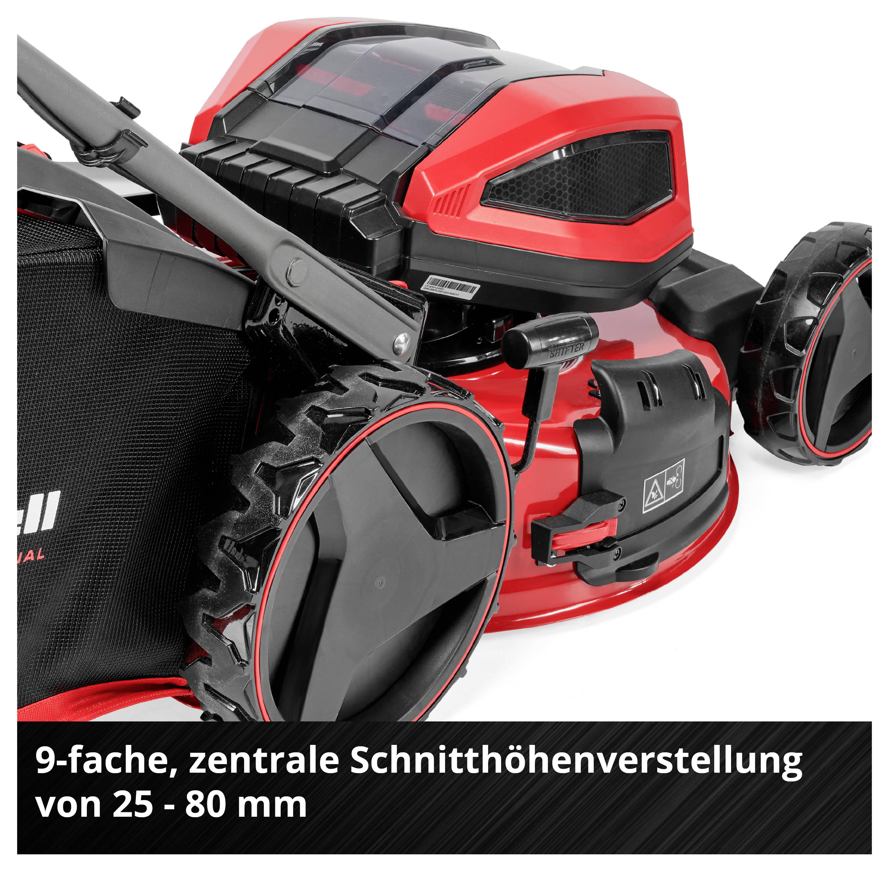 Einhell Professional Power X-Change GP-CM 36/52 S Li BL (4x5,2Ah) Accu-grasmaaier Accu Incl. 2 Twincharger-opladers, Inc-9