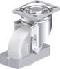 Blickle LH-SPO 100G-1-FS Plaatstalen zwenkwiel Wieldiameter: 100 mm Draagvermogen (max.): 500 kg 1 stuk(s)