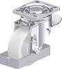 Blickle LH-SPO 100G-1-ST-FS Plaatstalen zwenkwiel Wieldiameter: 100 mm Draagvermogen (max.): 500 kg 1 stuk(s)