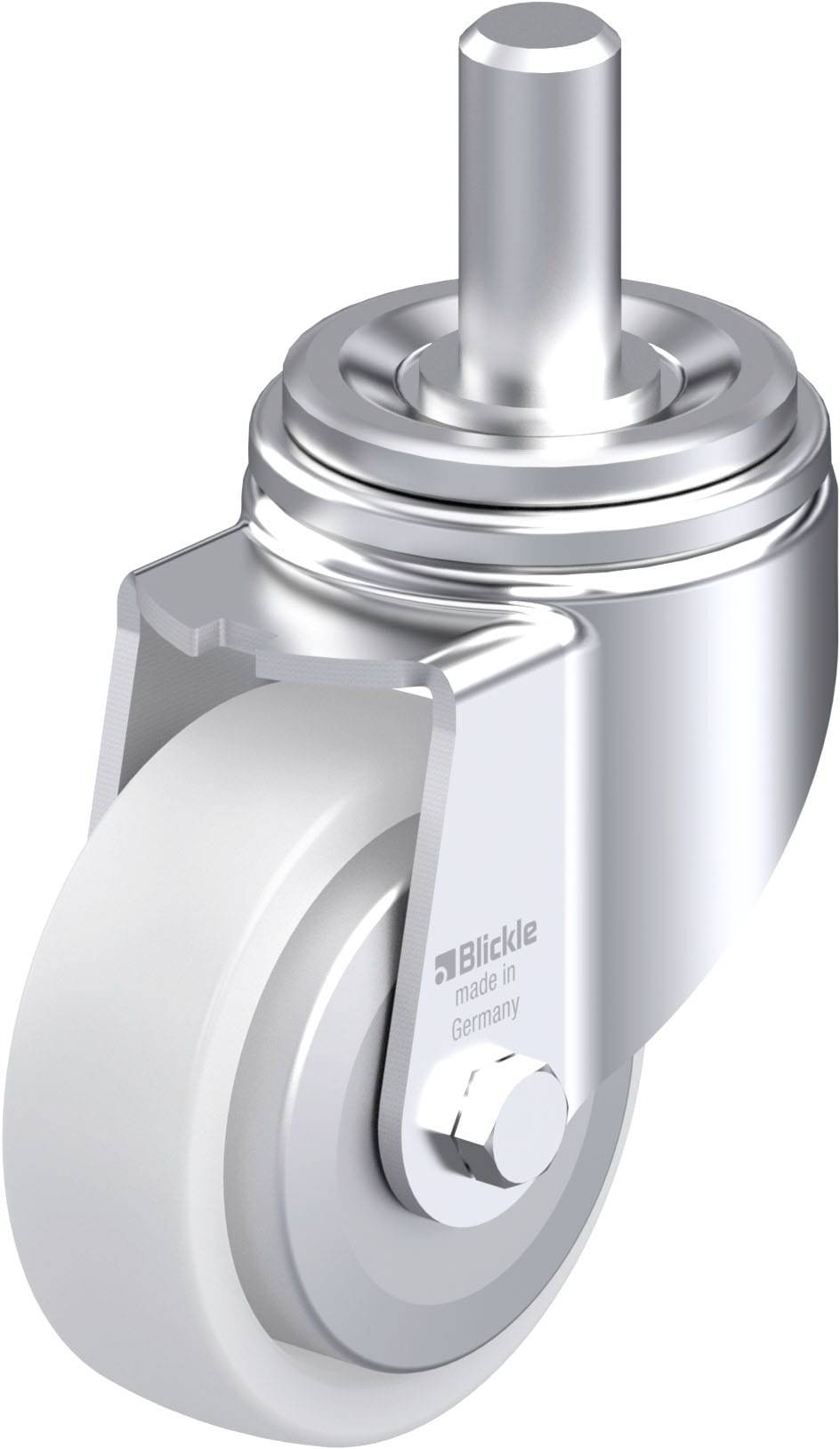 Blickle LHZ-SPO 127K-FA Plaatstalen zwenkwiel Wieldiameter: 125 mm Draagvermogen (max.): 750 kg 1 stuk(s)
