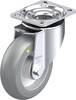 Blickle LK-ALTH 125K-1-AS-CO Plaatstalen zwenkwiel Wieldiameter: 125 mm Draagvermogen (max.): 350 kg 1 stuk(s)