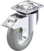 Blickle LK-ALTH 125K-1-FI-AS-CO Plaatstalen zwenkwiel Wieldiameter: 125 mm Draagvermogen (max.): 350 kg 1 stuk(s)