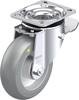 Blickle LK-ALTH 125K-1-ST-AS-CO Plaatstalen zwenkwiel Wieldiameter: 125 mm Draagvermogen (max.): 350 kg 1 stuk(s)