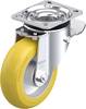 Blickle LK-ALTH 125K-1-ST-CO Plaatstalen zwenkwiel Wieldiameter: 125 mm Draagvermogen (max.): 350 kg 1 stuk(s)