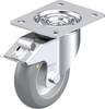 Blickle LK-ALTH 125K-3-FI-AS-CO Plaatstalen zwenkwiel Wieldiameter: 125 mm Draagvermogen (max.): 350 kg 1 stuk(s)