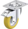 Blickle LK-ALTH 125K-3-FI-CO Plaatstalen zwenkwiel Wieldiameter: 125 mm Draagvermogen (max.): 350 kg 1 stuk(s)