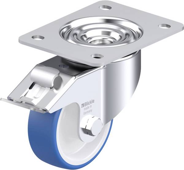 Blickle LK-POTHS 100XR-3-FI Plaatstalen zwenkwiel Wieldiameter: 100 mm Draagvermogen (max.): 200 kg 1 stuk(s)