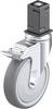 Blickle LKRA-TPA 126KF-11-FI-EV18 Apparaatzwenkwiel Wieldiameter: 125 mm Draagvermogen (max.): 120 kg 1 stuk(s)