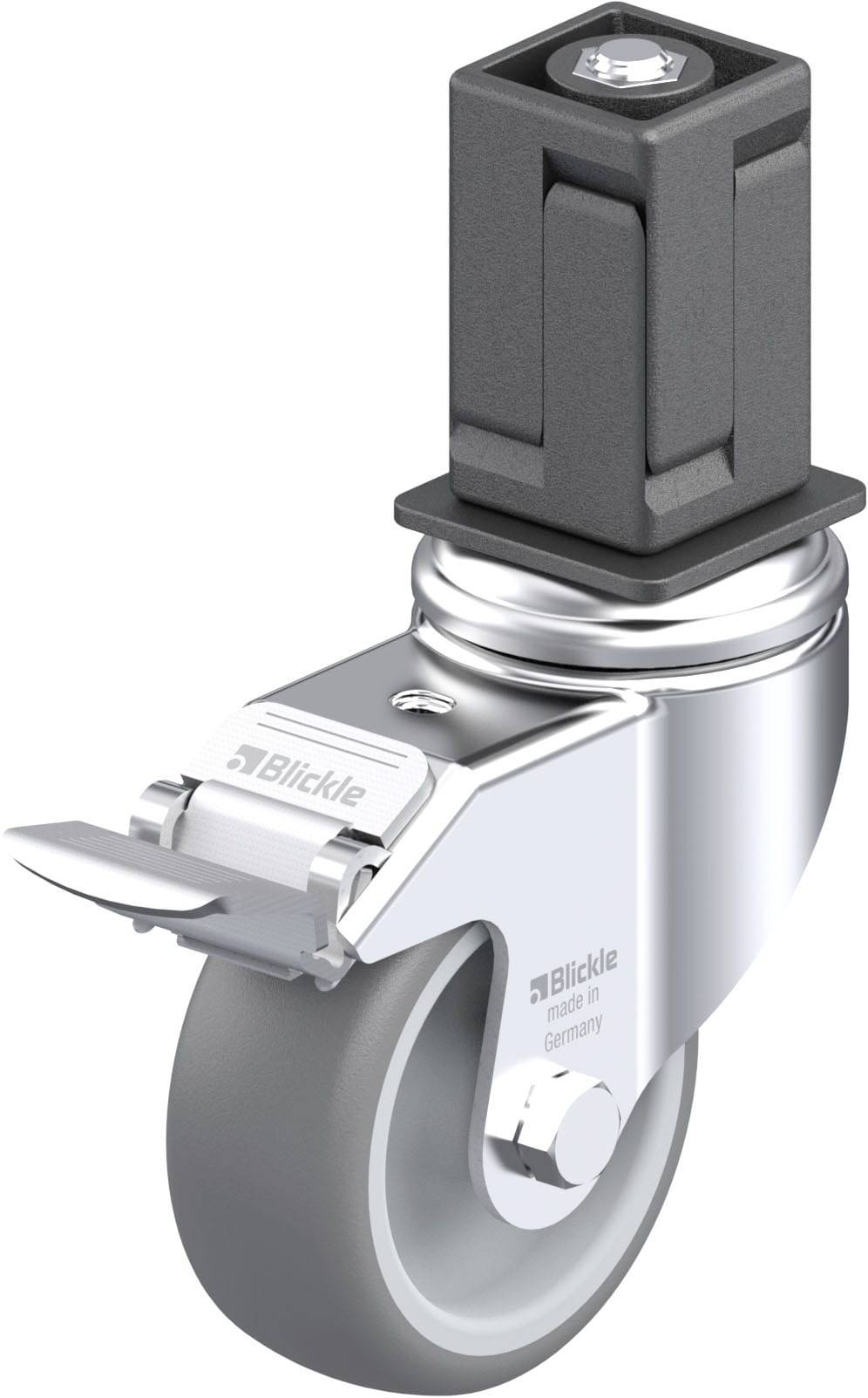 Blickle LKRA-TPA 80G-11-FI-EV18 Apparaatzwenkwiel Wieldiameter: 80 mm Draagvermogen (max.): 100 kg 1 stuk(s)