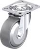 Blickle L-PO 100G-ELS-FA Plaatstalen zwenkwiel Wieldiameter: 100 mm Draagvermogen (max.): 250 kg 1 stuk(s)