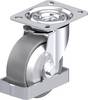 Blickle L-PO 100G-ELS-FA-FS Plaatstalen zwenkwiel Wieldiameter: 100 mm Draagvermogen (max.): 250 kg 1 stuk(s)
