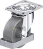 Blickle L-PO 100G-ELS-FS Plaatstalen zwenkwiel Wieldiameter: 100 mm Draagvermogen (max.): 250 kg 1 stuk(s)