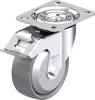Blickle L-PO 100G-FI-ELS-FA Plaatstalen zwenkwiel Wieldiameter: 100 mm Draagvermogen (max.): 250 kg 1 stuk(s)