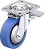 Blickle L-POEV 100KAD-ST-SB-FA Plaatstalen zwenkwiel Wieldiameter: 100 mm Draagvermogen (max.): 200 kg 1 stuk(s)
