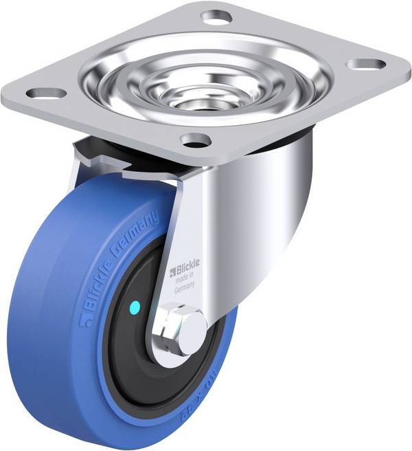 Blickle L-POEV 80KFD-SB Plaatstalen zwenkwiel Wieldiameter: 80 mm Draagvermogen (max.): 140 kg 1 stuk(s)