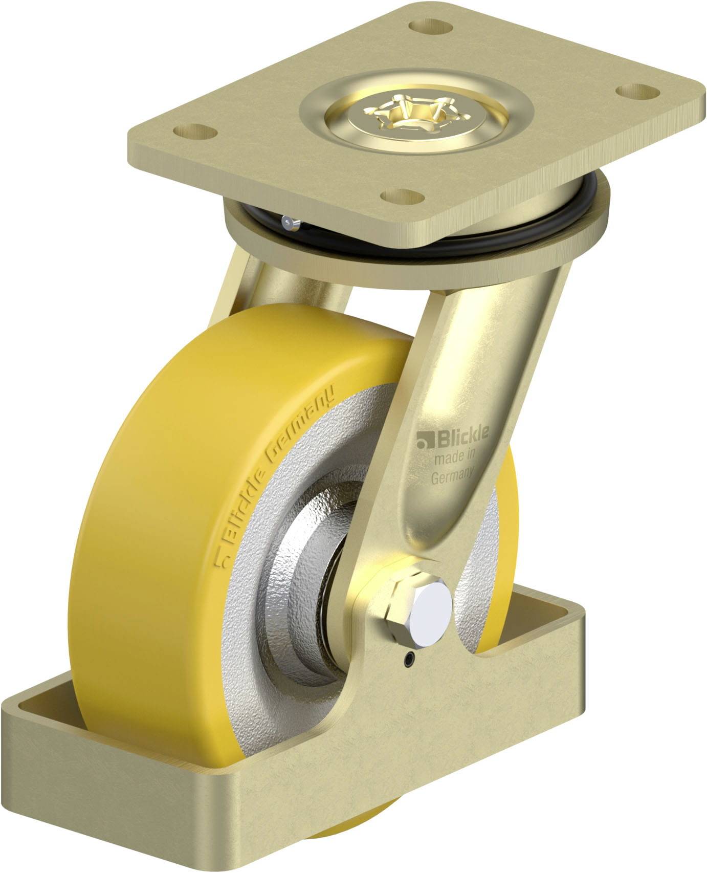 Blickle LS-SETH 150K-FS Zwenkwiel met hoog draagvermogen Wieldiameter: 150 mm Draagvermogen (max.): 650 kg 1 stuk(s)