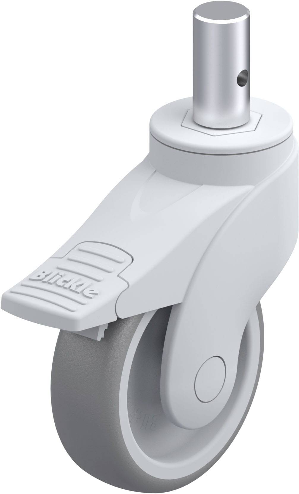 Blickle LWG-TPA 101G-FI-ZA55 Kunststog zwenkwiel Wieldiameter: 100 mm Draagvermogen (max.): 100 kg 1 stuk(s)