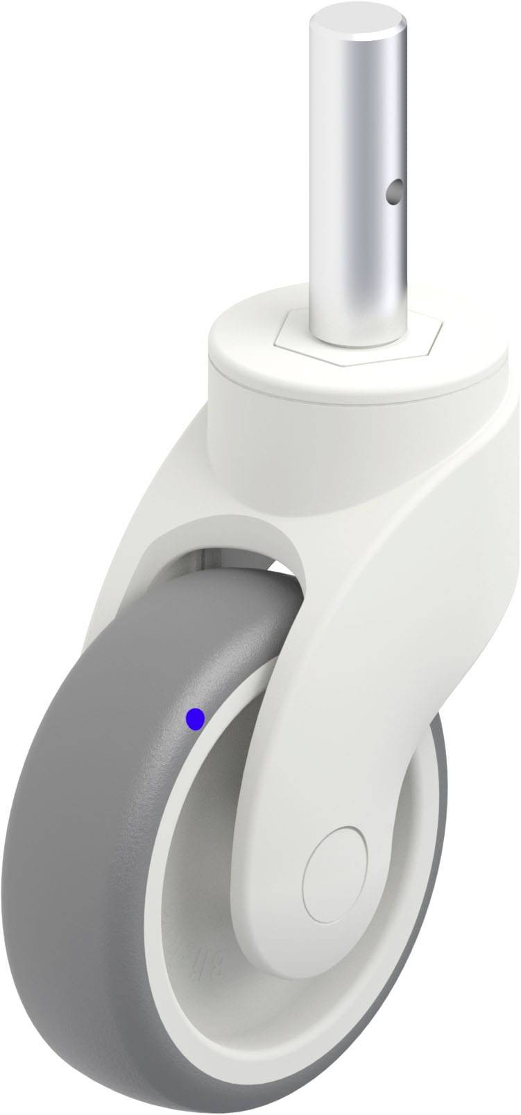 Blickle LWKX-TPA 101G-ZAX51 Kunststog zwenkwiel Wieldiameter: 100 mm Draagvermogen (max.): 100 kg 1 stuk(s)