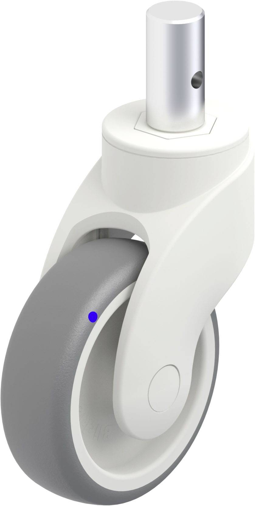 Blickle LWKX-TPA 101G-ZAX55 Kunststog zwenkwiel Wieldiameter: 100 mm Draagvermogen (max.): 100 kg 1 stuk(s)