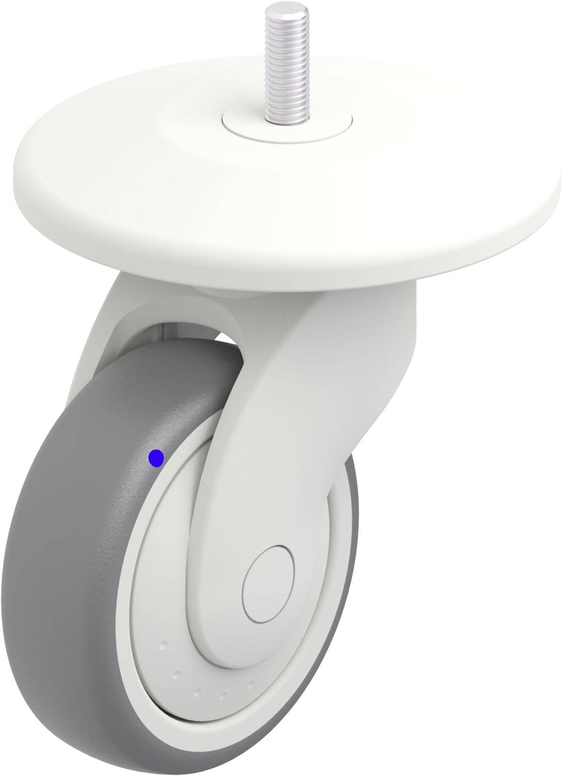 Blickle LWKX-TPA 101XKF-11-AMWX125 Kunststog zwenkwiel Wieldiameter: 100 mm Draagvermogen (max.): 100 kg 1 stuk(s)