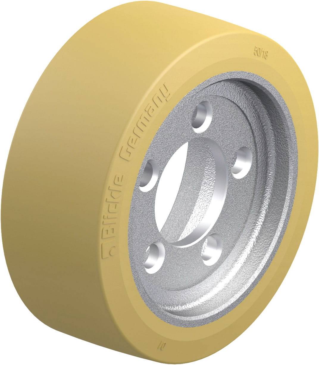 Blickle RVU 250x100/80-5 Aandrijfwiel met hoog draagvermogen Wieldiameter: 250 mm 1 stuk(s)