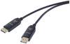 Renkforce RF-6117766 DisplayPort-kabel Glasvezel / DisplayPort Aansluitkabel DisplayPort-stekker, DisplayPort-stekker 10.00 m Zwart 8K UHD