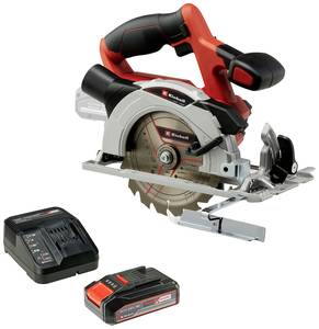 Conrad Einhell TE-CS 18/150 Li Accu-cirkelzaag Zaagdiepte 90° (max.) 48 mm Incl. accu, Incl. lader 18 V 2.5 Ah aanbieding